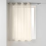 douceur d'intérieur Voile met oogjes (140 x 180 cm), mopshond, geweven voile