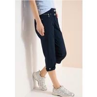Cecil 3/4 slim leg turn-up broek universeel blauw 29