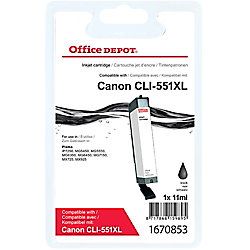 Office Depot Canon CLI-551BK XL Inktcartridge Zwart