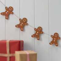 Ginger Ray Houten Gingerbread Slinger Vintage Noel - Bruin - 1.50 m