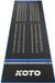 KOTO darts - Carpet Checkout Dartmat - Blauw 285 x 80 cm - Score Indicator - Antislip