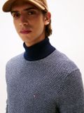 Tommy Hilfiger Heren Gebreide Trui 3XL Katoen/Kasjmier Casual Lange Mouw Col Herfst/Winter 2025