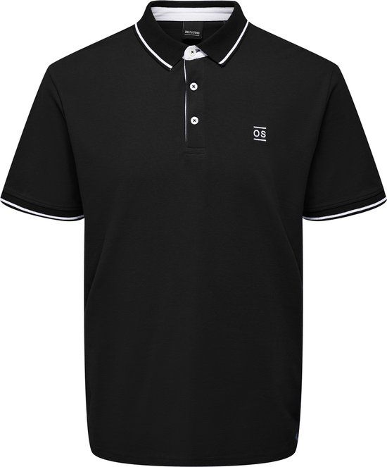 ONLY & SONS ONSFLETCHER LIFE SLIM SS POLO NOOS Heren Poloshirt - Maat L
