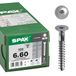 SPAX Betonschroef verzonken kop, 6 x 60 mm 20/5, 100 stuks, T-STAR T30, verzinkt - 1871010600605