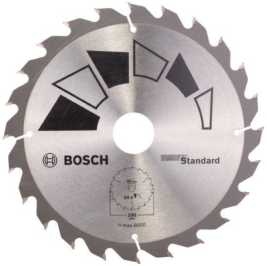 Bosch Cirkelzaagblad Basic 190x2.2x30/24, T24