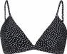 Protest MM Mena Triangel Bikinitop Dames - Gestipt - Maat XL/42 - True Black