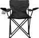 Abbey Camp Campingstoel - Vouwstoel - Visstoel - Incl Draagtas - Zwart