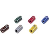 Merkloos Modelspoor mof 2.6 mm 100 stuk(s) Zonder dwarsgat Bruin