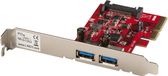 Lindy 51053 interfacekaart/-adapter Intern USB 3.2 Gen 1 (3.1 Gen 1)