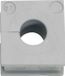 Icotek QT 3 Passage de câble Serrage-Ø (max.) 4 mm Élastomère Gris 1 pièce(s)
