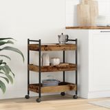 vidaXL Keuken trolley oud hout 50 x 30 x 70 cm bewerkt hout