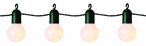 Best Season LED-lichtketting Partyball wit, 20-delig, lengte ca. 5,7 m outdoor, kabel zwart, LED warm wit 476-13