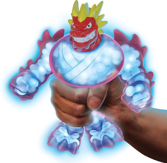 Goo Jit Zu Shifters Blazagon Glow in the Dark Stretchfiguur - Superhelden Set