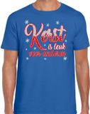 Bellatio Decorations Shoppartners Bv Fout Kerst shirt / t-shirt - kerst is leuk voor anderen - blauw - heren - kerstkleding / kerst outfit S