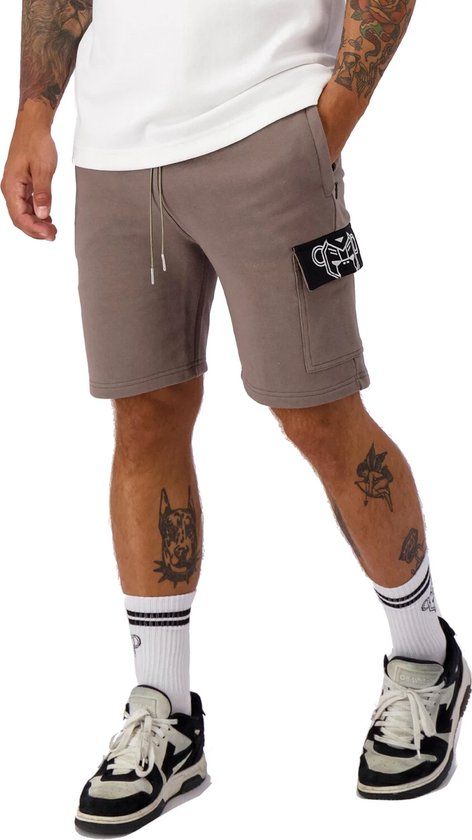 BLACK BANANAS COMMANDER SWEATSHORTS - Brown - Men - Size XL