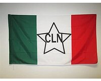 Italiaanse CLN-vlag 150x90 cm - Nationaal Bevrijdingscomité Italië Vlag