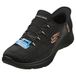 Skechers dames Summits Classy Night Trainers, Black Mesh Black Rose Gold Trim, 39.5 EU