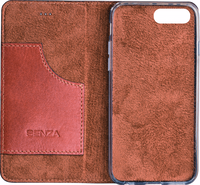 Senza Desire Leather Apple iPhone 7 Plus Book Case Bruin