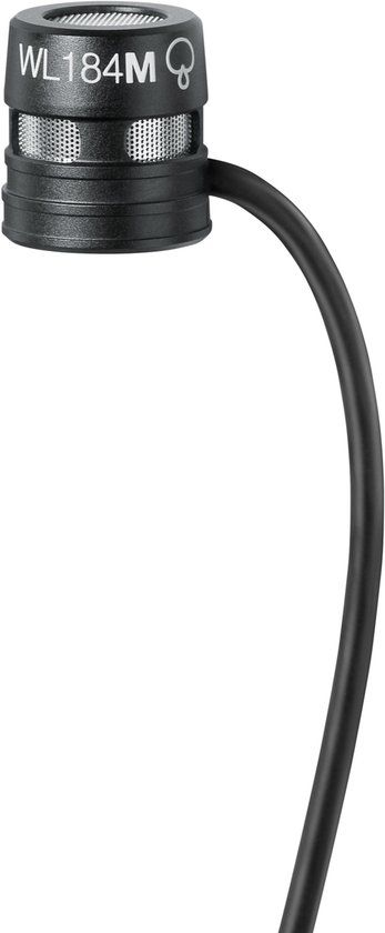 Shure WL184M Zwart Lavalier-/reversmicrofoon
