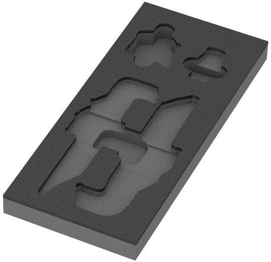 Wera 9840 Schuiminlegstuk voor haakse sleutelset 1, zonder gereedschap, 172 x 30 x 392 mm