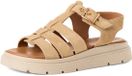 Tamaris - Femme - Sandale - Compensée - Similicuir - Beige - Taille 39