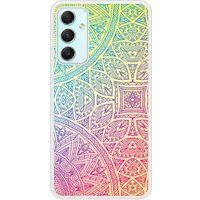 Samsung Galaxy A34 Mandala pastel verstevigd hoesje met sublimatie bedrukking