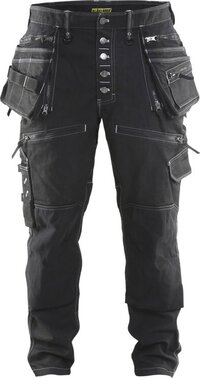 Blåkläder Blaklader Baggy denim stretch X1900 1999-1141 - Zwart - D84