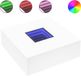vidaXL Salontafel - Infinity LED - 100x100x40 cm - Wit