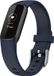 Strap-it Siliconen Smartwatch bandje - Geschikt voor Fitbit Luxe - Donkerblauw - Maat L