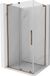 Mexen Velar L cabine de douche coulissante 100 x 120 cm, transparent, or rose