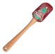 Städter Red Silicone Cooking Spatula with Wood Handle