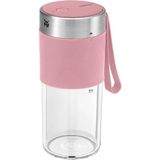 WMF Küchenminis Mix on the Go 300 ml, mini mixer to go, USB Mixer Smoothie Maker, oplaadbare persoonlijke blender, draagbare mixer voor smoothies, shakes, roze