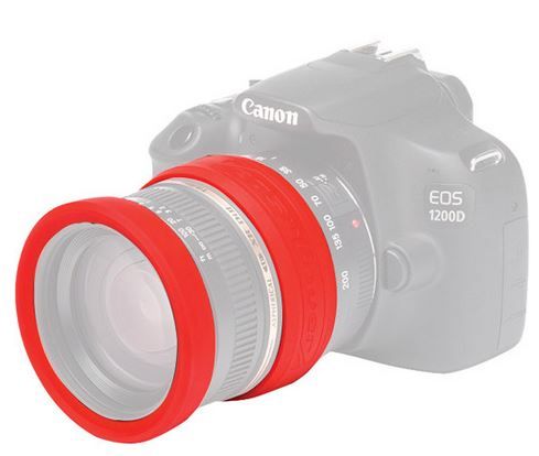 easyCover Lens Rims voor 52mm red