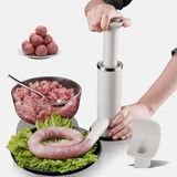 Sans marque Remplisseuse de saucisses manuelle pour la maison et le camping - Machine à saucisses et boulettes de viande faites maison