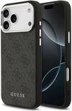 Guess 4G Backcover - iPhone 17 Pro Max - MagSafe Compatibel - Zwart