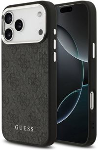 Guess 4G Backcover - iPhone 17 Pro Max - MagSafe Compatibel - Zwart