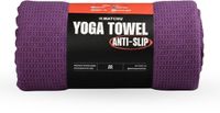 Matchu Sports Yoga handdoek anti slip - Royal Purple - 183 x 61 cm