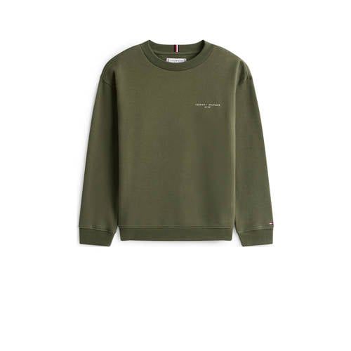 Tommy Hilfiger sweater olijfgroen