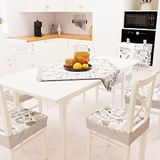 PETTI Artigiani Italiani - Tafelloper, moderne tafelloper, tafelloper voor keuken en woonkamer, 1 tafelloper van katoen 90 x 90 cm, hartjes grijs 100% Made in Italy