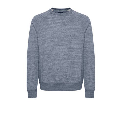 Gemêleerde sweater blauw