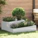 vidaXL Plantenbak zilver 100 x 100 x 50 cm gegalvaniseerd staal