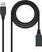 Nanocable 10.01.0902-BK - USB 3.0 verlengkabel, type A/M-A/H, mannelijk vrouwelijk, zwart, 2.0 mts