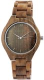 EXCELLANC Herenhorloge sandelhout Mineralglas