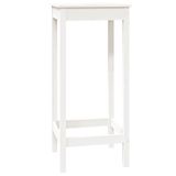 VidaXL Bartafel 50x50x110 cm massief grenenhout wit