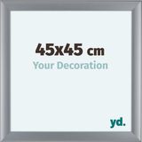 yd. Cadre photo 45x45 cm - Argent mat - MDF - Como