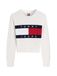 Tommy Hilfiger Flag Crew Neck Ancient White S
