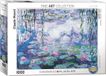 Eurographics Waterlelies, Weerkaatsing van de Wilg [Nymphéas, Reflets de Saule] - Claude Monet - 1000 stukjes 68×48cm (l×h) - Fine Art Legpuzzel