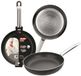 Ibili I-chef Koekenpan 26 cm Aluminium Antiaanbaklaag Inductie Zwart