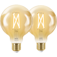 WiZ Connected WiZ Smart Filament Globe Lamp 2-pack - E27