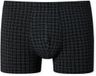 SCHIESSER Cotton Casuals boxer (1-pack) - heren shorts zwart geruit